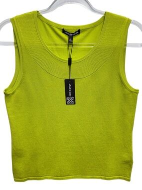 Rayon Silky Liquid Knit Top Tank Sweater Vest